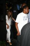 Beyonce & Jay-Z leaves a restaurant